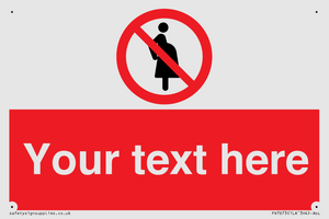 Custom prohibition not for pregnant women